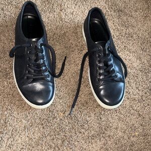 ECCO Black Leather Sneakers euro 40